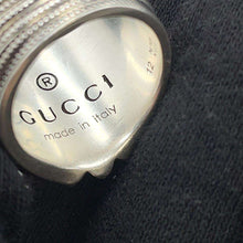 将图像加载到图库查看器中，GUCCI Interlocking G Sterling Size 12 Silver726400 Ag925
