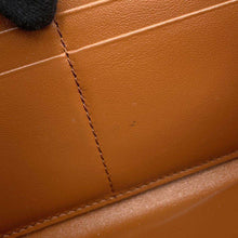 将图像加载到图库查看器中，CELINE Large Zip Wallet Cuir Triomphe Zip Around Long Wallet Cloth Tan10K543 Calf Leather
