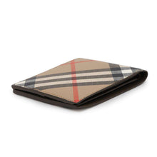 将图像加载到图库查看器中，BURBERRY Vintage Check Folded Wallet Beige8091926 Leather
