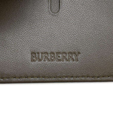 将图像加载到图库查看器中，BURBERRY Vintage Check Folded Wallet Beige8091926 Leather
