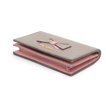 Load image into Gallery viewer, PRADA Card Case Gray/Pink1MC122 Leather
