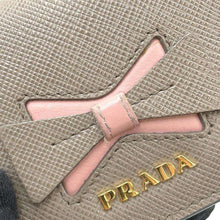 Load image into Gallery viewer, PRADA Card Case Gray/Pink1MC122 Leather
