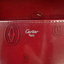 将图像加载到图库查看器中，CARTIER Happy Birthday Compact Wallet RedL3000347 Leather
