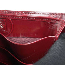 将图像加载到图库查看器中，CARTIER Happy Birthday Compact Wallet RedL3000347 Leather
