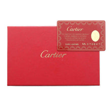 将图像加载到图库查看器中，CARTIER Happy Birthday Compact Wallet RedL3000347 Leather
