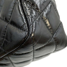 Load image into Gallery viewer, CHANEL Matelasse CC Logo Hobo Bag BlackAS4322 Shiny Crumple Calf Leather
