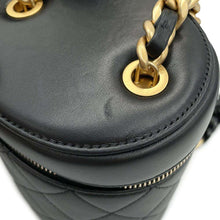 将图像加载到图库查看器中，CHANEL Vanity ChainShoulder Bag BlackAS3210 Lambskin
