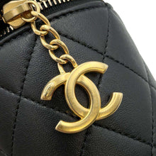 将图像加载到图库查看器中，CHANEL Vanity ChainShoulder Bag BlackAS3210 Lambskin
