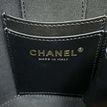 将图像加载到图库查看器中，CHANEL Vanity ChainShoulder Bag BlackAS3210 Lambskin
