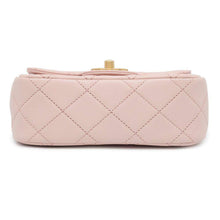 Load image into Gallery viewer, CHANEL Mini Matelasse ChainShoulder Bag Pink Calf Leather
