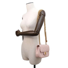 Load image into Gallery viewer, CHANEL Mini Matelasse ChainShoulder Bag Pink Calf Leather
