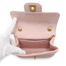 Load image into Gallery viewer, CHANEL Mini Matelasse ChainShoulder Bag Pink Calf Leather
