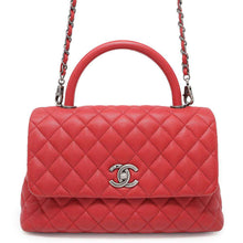 Load image into Gallery viewer, CHANEL Matelasse Coco Handle 29 RedA92991 Caviar Leather Size Large
