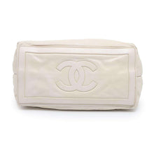 Load image into Gallery viewer, CHANEL Coco Cocoon Tote Bag WhiteA47108 Lambskin Size Small
