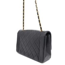 将图像加载到图库查看器中，CHANEL Diana Matelasse ChainShoulder Bag BlackA01165 Lambskin
