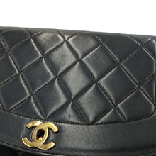 将图像加载到图库查看器中，CHANEL Diana Matelasse ChainShoulder Bag BlackA01165 Lambskin
