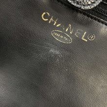 将图像加载到图库查看器中，CHANEL CC Logo 2WAY Vanity Bag BlackA07061 Caviar Leather
