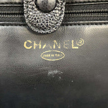 将图像加载到图库查看器中，CHANEL CC Logo 2WAY Vanity Bag BlackA07061 Caviar Leather
