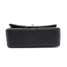 Load image into Gallery viewer, CHANEL Matelasse Top Handle Flap Bag BlackAS2431 Lambskin
