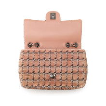 将图像加载到图库查看器中，CHANEL CC Flap ChainShoulder Bag Pink Sequins Leather
