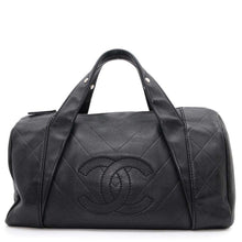 Load image into Gallery viewer, CHANEL Chevron V Stitch Mini Travel Bag BlackA30899 Leather
