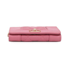 将图像加载到图库查看器中，CHANEL Mademoiselle Chain Wallet Pink Lambskin
