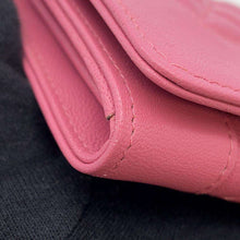 Load image into Gallery viewer, CHANEL Mademoiselle Chain Wallet Pink Lambskin
