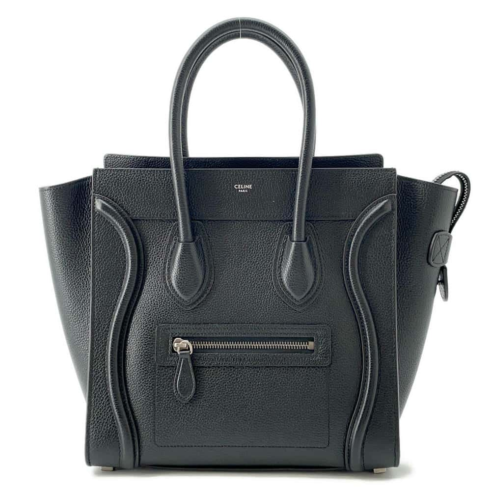 CELINE Luggage shopper Black189793 Leather Size micro