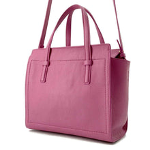 将图像加载到图库查看器中，Ferragamo Amy 2wayBag Pink21F478 Leather
