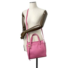 将图像加载到图库查看器中，Ferragamo Amy 2wayBag Pink21F478 Leather
