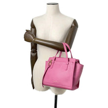 将图像加载到图库查看器中，Ferragamo Amy 2wayBag Pink21F478 Leather
