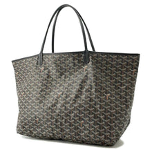 Load image into Gallery viewer, GOYARD Saint Louis Black PVC Coated Canvas Leather Size GM
