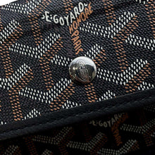 Load image into Gallery viewer, GOYARD Saint Louis Black PVC Coated Canvas Leather Size GM
