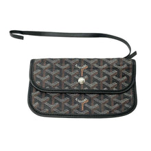 Load image into Gallery viewer, GOYARD Saint Louis Black PVC Coated Canvas Leather Size GM
