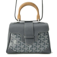 将图像加载到图库查看器中，GOYARD Saigon 2way Shoulder Bag GraySAIGONMINTY51CL51P PVC Coated Canvas Leather Size Mini
