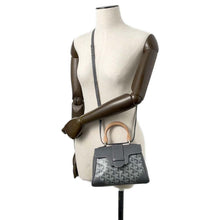 Load image into Gallery viewer, GOYARD Saigon 2way Shoulder Bag GraySAIGONMINTY51CL51P PVC Coated Canvas Leather Size Mini
