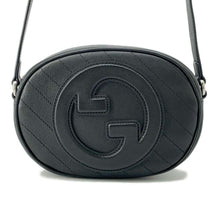 将图像加载到图库查看器中，GUCCI Blondie Shoulder Bag Black760175 Leather
