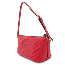 Load image into Gallery viewer, GUCCI GG MarmontShoulder Bag Red739166 Leather
