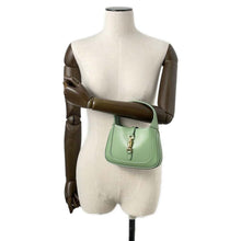 Load image into Gallery viewer, GUCCI Jackie1961 Mini Bag Green637091 Leather
