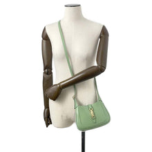 Load image into Gallery viewer, GUCCI Jackie1961 Mini Bag Green637091 Leather
