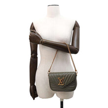 Load image into Gallery viewer, LOUIS VUITTON Multi Pochette New Wave GreenKhakiM22706 Leather
