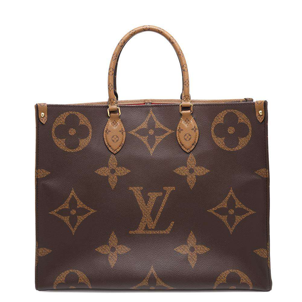 LOUIS VUITTON Onthego RedM44576 Monogram Monogram Reverse Canvas Monogram Giant Size GM