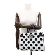 Load image into Gallery viewer, LOUIS VUITTON LV × YK Twist Tote Black/WhiteM51760 Epi Leather Infinity Dot
