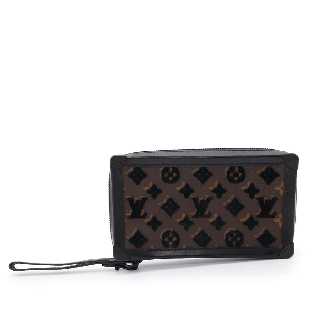 LOUIS VUITTON Soft Trunk・Clutch NoirM45061 Monogram / Toughtage