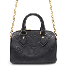 Load image into Gallery viewer, LOUIS VUITTON Speedy Bandouliere NoirM58953 Monogram Empreinte Leather Monogram Giant Size 20
