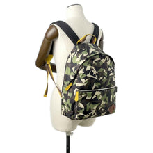 将图像加载到图库查看器中，FENDI Bugs Backpack Camouflage Green7VZ042 Nylon
