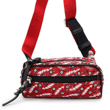 将图像加载到图库查看器中，Christian Louboutin Blaster Graphic Print Cross Body Bag Red1215058 Nylon
