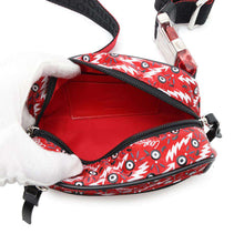 Load image into Gallery viewer, Christian Louboutin Blaster Graphic Print Cross Body Bag Red1215058 Nylon
