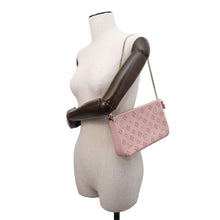 Load image into Gallery viewer, Christian Louboutin Rubira Zip-up ChainClutch Bag Pink3225038 Leather
