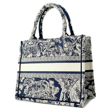 Load image into Gallery viewer, Dior Book Tote Reverse Toile de Jouy NavyM1265ZRGO Canvas Size Small
